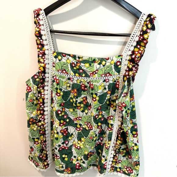 Women’s Daniel Rainn Boho Halter Tope Blouse Floral XL New w/ Tags - Picture 7 of 11
